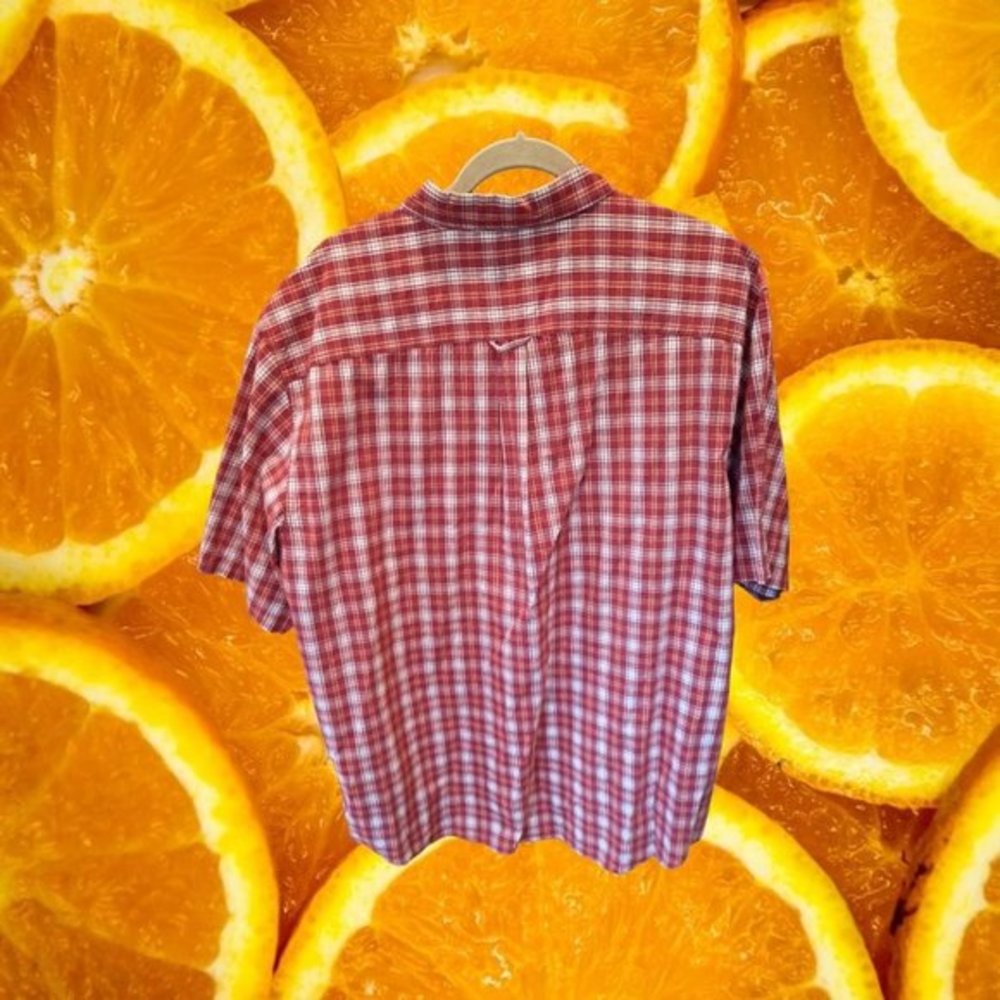 SET of 2 Route 66 Dress Shirts. One Red and the other Blue Plaid Size XL - Picture 7 of 7